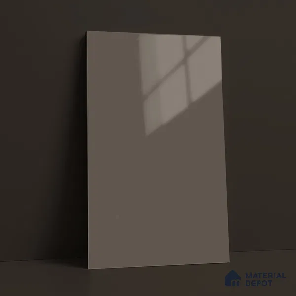 LM 23674 8 ft x 4 ft Solid Plain High Gloss Finish Acrylic Laminate - 1.5 mm | Suitable for Living Room, Kitchen, Office | Matching Edgeband Code EB 1411