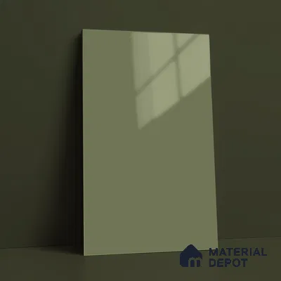 LM 23677 8 ft x 4 ft Solid Plain High Gloss Finish Acrylic Laminate - 1.5 mm | Suitable for Living Room, Kitchen, Office | Matching Edgeband Code EB 1414