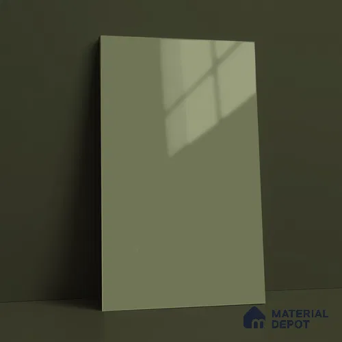 LM 23677 8 ft x 4 ft Solid Plain High Gloss Finish Acrylic Laminate - 1.5 mm | Suitable for Living Room, Kitchen, Office | Matching Edgeband Code EB 1414