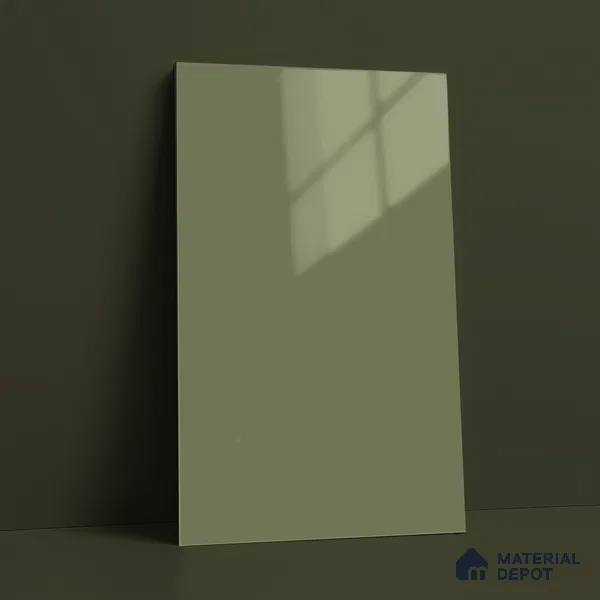 LM 23677 8 ft x 4 ft Solid Plain High Gloss Finish Acrylic Laminate - 1.5 mm | Suitable for Living Room, Kitchen, Office | Matching Edgeband Code EB 1414