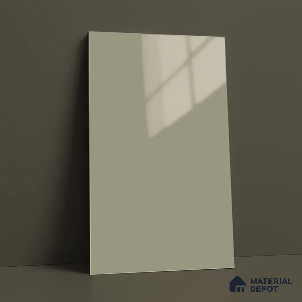 LM 23679 8 ft x 4 ft Solid Plain Matte Finish Acrylic Laminate - 1.5 mm | Suitable for Living Room, Kitchen, Office | Matching Edgeband Code EB 1102