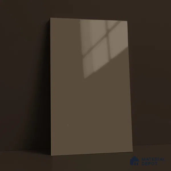 LM 23685 8 ft x 4 ft Solid Plain High Gloss Finish Acrylic Laminate - 1.5 mm | Suitable for Living Room, Kitchen, Office | Matching Edgeband Code EB 17105