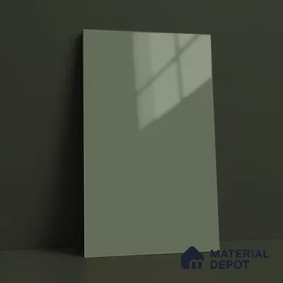 LM 23686 8 ft x 4 ft Solid Plain High Gloss Finish Acrylic Laminate - 1.5 mm | Suitable for Living Room, Kitchen, Office | Matching Edgeband Code EB 17108