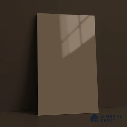 LM 23689 8 ft x 4 ft Solid Plain High Gloss Finish Acrylic Laminate - 1.5 mm | Suitable for Living Room, Kitchen, Office | Matching Edgeband Code EB 18105