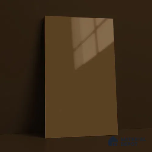 LM 23690 8 ft x 4 ft Solid Plain High Gloss Finish Acrylic Laminate - 1.5 mm | Suitable for Living Room, Kitchen, Office | Matching Edgeband Code EB 18106