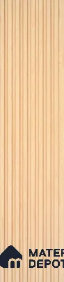 Brown Wooden Louver PN 03398 9.5 ft x 4.8 inch Charcoal Panel - 11 mm | Suitable for Feature Wall, TV Unit & Living Room | Width is Subjected to 5% Variation