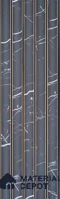 Dark Grey Marble Look PN 05543 8 ft x 6 inch Charcoal Panel - 7 mm | Suitable for Feature Wall, TV Unit & Living Room | Width is Subjected to 5% Variation