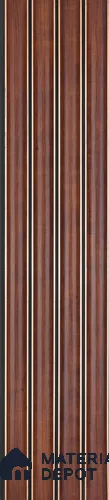 PN 06799 8 ft x 5 inch Charcoal Louvers/Panels - 12 mm