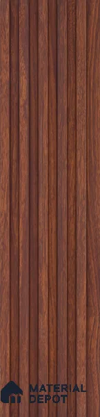 PN 06809 9.2 ft x 4.7 inch Charcoal Louvers/Panels - 12 mm