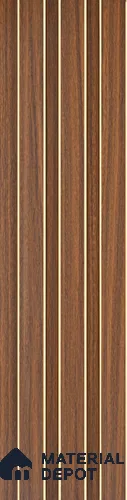PN 06832 9.2 ft x 5 inch Charcoal Louvers/Panels - 12 mm