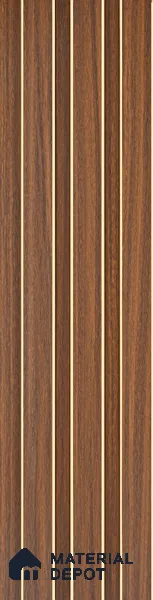 Wooden Look PN 06832 9.2 ft x 4.9 inch Charcoal Panel - 12 mm | Suitable for Living Room, Bedroom & TV Cabinet | Width is Subjected to 5% Variation