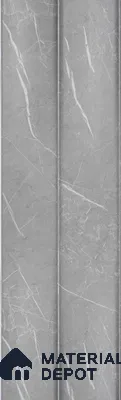 PN 06854 9.2 ft x 7.87 inch Charcoal Louvers/Panels - 16 mm