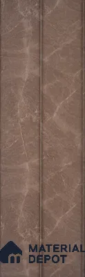 Mocha Brown Marble Look PN 06857 9.2 ft x 7.8 inch Charcoal Panel - 16 mm | Suitable for Living Room, Bedroom & TV Cabinet | Width is Subjected to 5% Variation
