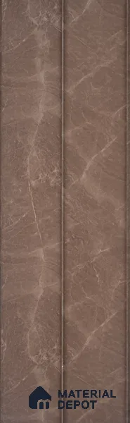 Mocha Brown Marble Look PN 06857 9.2 ft x 7.8 inch Charcoal Panel - 16 mm | Suitable for Living Room, Bedroom & TV Cabinet | Width is Subjected to 5% Variation