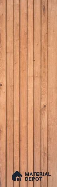 PN 06864 9.2 ft x 6.18 inch Charcoal Louvers/Panels - 16 mm