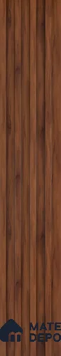 PN 06866 9.2 ft x 6.18 inch Charcoal Louvers/Panels - 16 mm