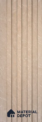 PN 06888 9.2 ft x 6.18 inch Charcoal Louvers/Panels - 16 mm