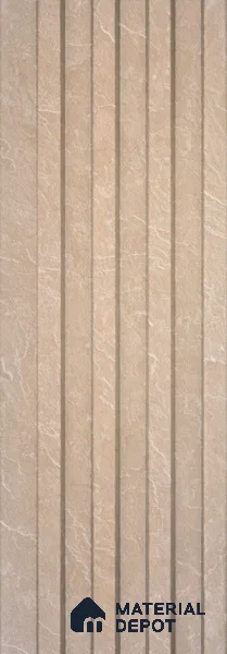 PN 06888 9.2 ft x 6.18 inch Charcoal Louvers/Panels - 16 mm