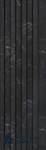 PN 06892 9.2 ft x 6.18 inch Charcoal Louvers/Panels - 16 mm