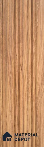 PN 06911 8 ft x 6 inch Charcoal Louvers/Panels - 6 mm