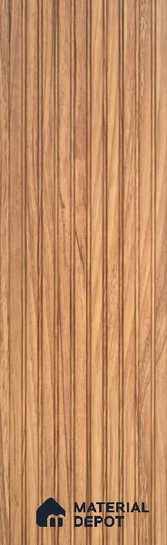 Wooden Look PN 06911 8 ft x 6 inch Charcoal Panel - 6 mm | Suitable for Living Room, Bedroom & TV Cabinet | Width is Subjected to 5% Variation