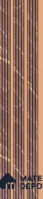 PN 07464 Marble Look Louver 8 ft x 0.4 ft Texture Finish  - 10 mm | Suitable for Feature Wall, TV Unit & Living Room