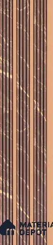 PN 07464 Marble Look Louver 8 ft x 0.4 ft Texture Finish - 10 mm | Suitable for Feature Wall, TV Unit & Living Room