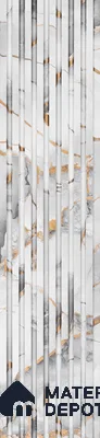 Dove Grey Marble Look PN 07484 8 ft x 4.8 inch PVC Panel - 10 mm | Suitable for Living Room, Bedroom & Office | Width is Subjected to 5% Variation
