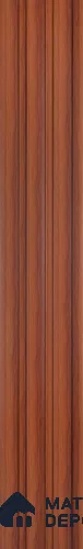 Brown Wood PN 07687 9.1 ft x 5 inch Charcoal Louvers/Panels - 12 mm | Suitable for Feature Wall, TV Unit & Living Room | Width is Subjected to 5% Variation