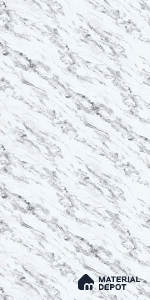 LM 23500 Calacatta Cloud 8 ft x 4 ft High Gloss Finish Decorative Laminate - 1 mm | Suitable for TV Unit, Wardrobe, Kitchen Cabinets