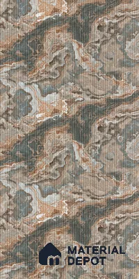 Marble Fluted Look LM 23501 Wenge Wood 8 ft x 4 ft Bamboo Bliss Finish Decorative Laminate - 1 mm | Suitable for TV Unit, Wardrobe, Kitchen Cabinets