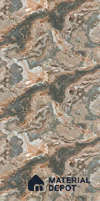 LM 23503 Copper Canyon 8 ft x 4 ft High Gloss Finish Decorative Laminate - 1 mm | Suitable for TV Unit, Wardrobe, Kitchen Cabinets