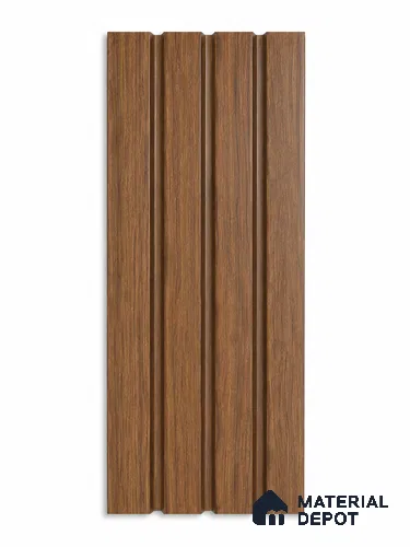 PN 07878 8 ft x 5 inch Charcoal Louvers/Panels - 12 mm