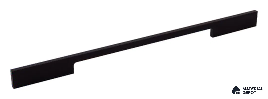 Ottr Cabinet Handle MD CB 9034 Silk Black Finish - 96mm