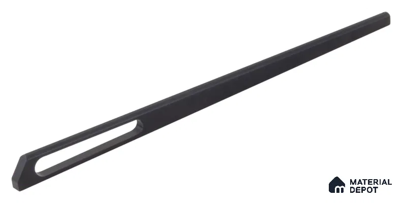 Ottr Cabinet Handle MD CB 9075 Silk Black Finish - 160mm | 5 Years Warranty