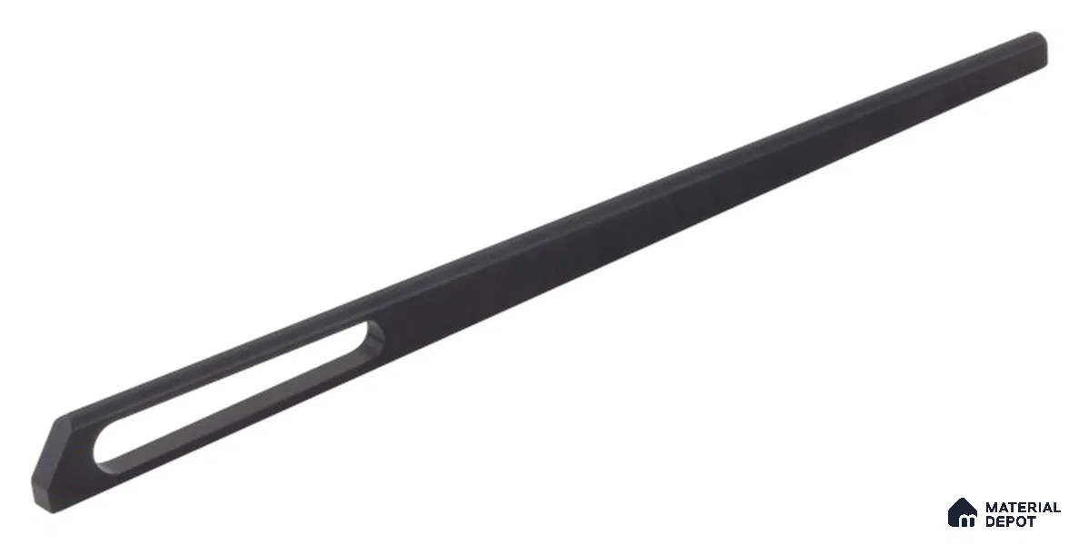 Ottr Cabinet Handle MD CB 9075 Silk Black Finish - 160mm | 5 Years Warranty