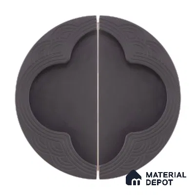 Ottr Cabinet Handle MD CB Arlo Ceramic Black Finish - 4in | 5 Years Warranty