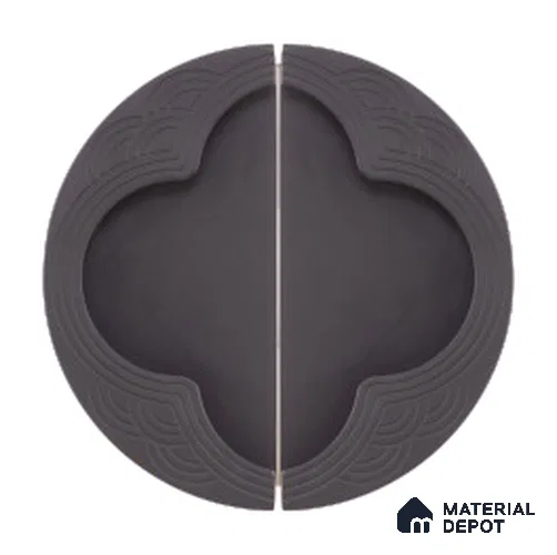 Ottr Cabinet Handle MD CB Arlo Ceramic Black Finish - 4in | 5 Years Warranty