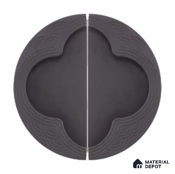 Ottr Cabinet Handle MD CB Arlo Ceramic Black Finish - 4in | 5 Years Warranty