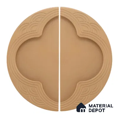 Ottr Cabinet Handle MD CB Arlo Ceramic Gold Finish - 4in | 5 Years Warranty