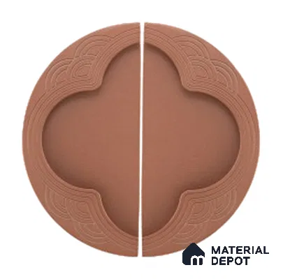 Ottr Cabinet Handle MD CB Arlo Ceramic Rose Gold Finish - 4in | 5 Years Warranty