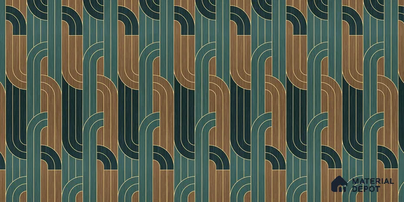 Deep Harmony, Abstract Wall Wallpaper, Customised Sukoon Series Canvas Florals Design (Customised Size Wallpaper)