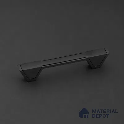 Ottr Zinc Cabinet Handle HA 00139 B Black Dual Tone Finish - 160mm | 2 Years Warranty