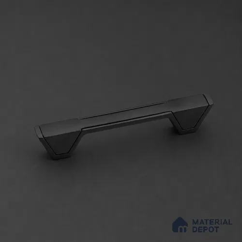 Ottr Zinc Cabinet Handle HA 00139 C Black Dual Tone Finish - 224mm | 2 Years Warranty
