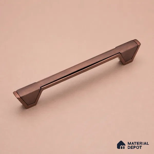 Ottr Zinc Cabinet Handle HA 00139 E Rose Gold Dual Tone Finish - 96mm | 2 Years Warranty
