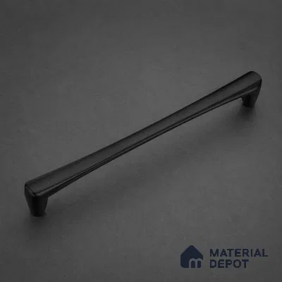 Ottr Zinc Cabinet Handle HA 00140 L Black Finish - 288mm | 2 Years Warranty