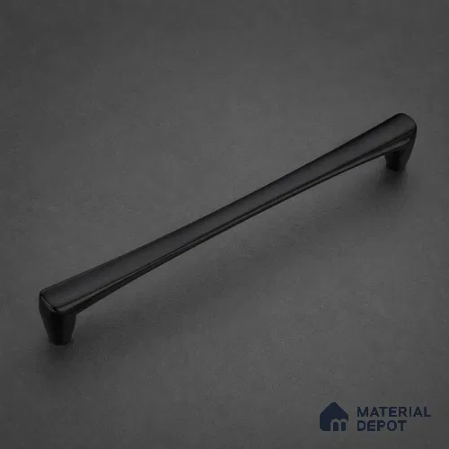 Ottr Zinc Cabinet Handle HA 00140 L Black Finish - 288mm | 2 Years Warranty