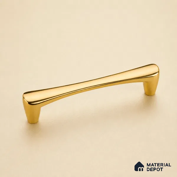 Ottr Zinc Cabinet Handle HA 00140 B Gold Finish - 160mm | 2 Years Warranty