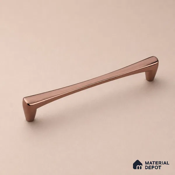 Ottr Zinc Cabinet Handle HA 00140 H Rose Gold Finish - 288mm | 2 Years Warranty