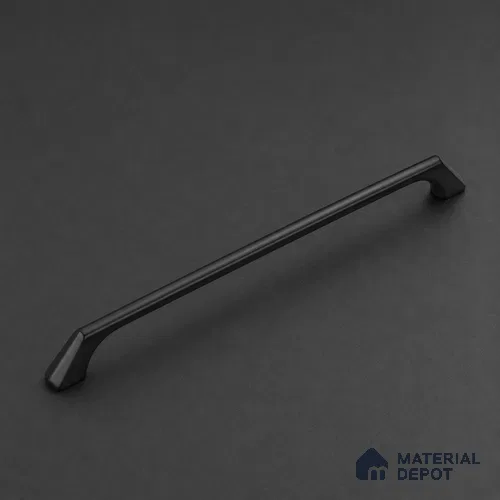 Ottr Zinc Cabinet Handle HA 00141 K Black Finish - 224mm | 2 Years Warranty